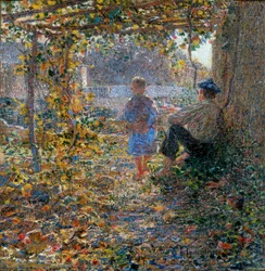 Márciusi este (a pergola alatt)